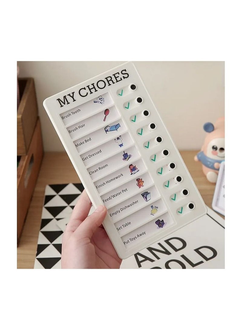 Checklist Checklist Bulletin Board Plan Basic Memo Hot Sales Learning Develop Childrens Habits  - Image 1