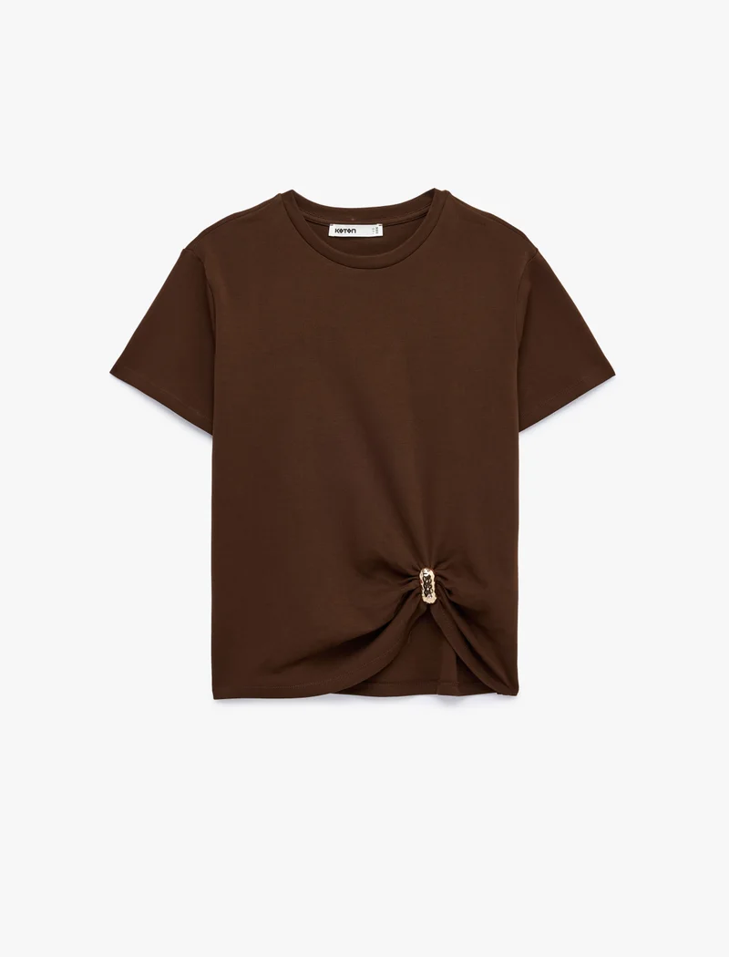Koton  Crew Neck T-Shirt for Women | Best Price UAE