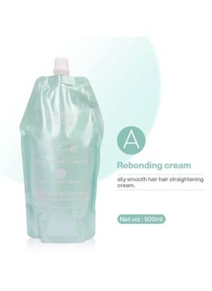 BREMOD Premium Series Cocoa Butter & Hydrolyzed Keratin Hair Straightening Cream Smoothest Frizzy Hair and Makes Hair Silky and Straight 2X500ML(A+B)  - Image 2
