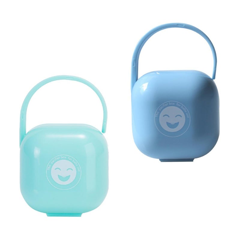 SUPVOX Dustproof Pacifier Case Holder White Baby Storage 2 Pack - Image 2