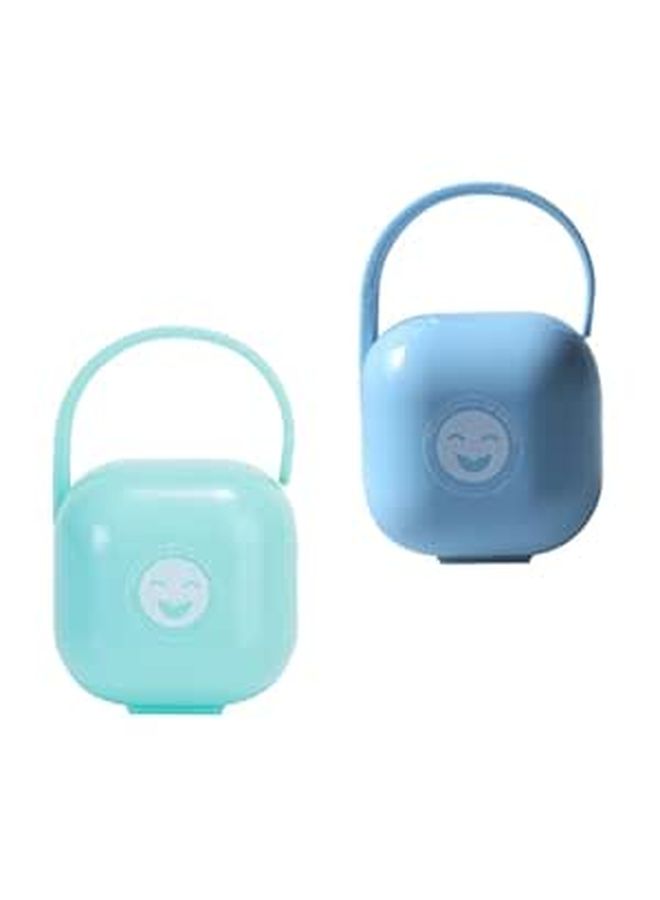 SUPVOX Dustproof Pacifier Case Holder White Baby Storage 2 Pack - Image 1