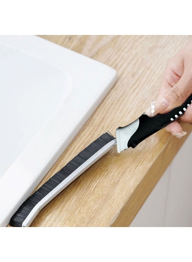 4 قطع فرشاة تنظيف الفجوات فرشاة تنظيف الشقوق للمناطق التي يصعب الوصول إليها في الحمامات وبلاط المطبخ وفتحات النوافذ وما إلى ذلك - Image 4