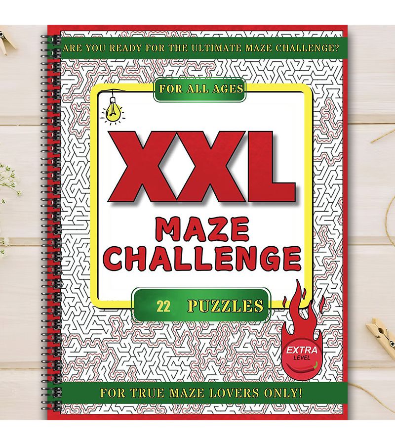 Adult Mixed Mazes Large Print Easy to Challenging Over 22 Puzzles Color A - Image 4