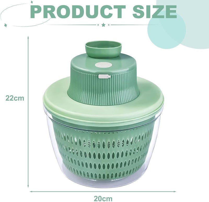 Brikipth Brikipth Vegetable Slicer Salad Cutter Cucumber Slicer Multi Chopper Potato Cutter Onion Cutter Vegetable Chopper Cutter Dicer Electric Garlic Chopper Food Chopper for Ginger Chili - Image 2