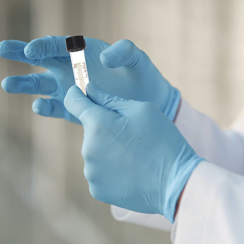 klarako Glass Test Tubes 5pcs Glass Centrifuge Tubes Scientific Experiment Test Tubes with Screw Caps Glass Vial Tube Lab Instruments Equipment (As Shown) Test Tube - Image 2