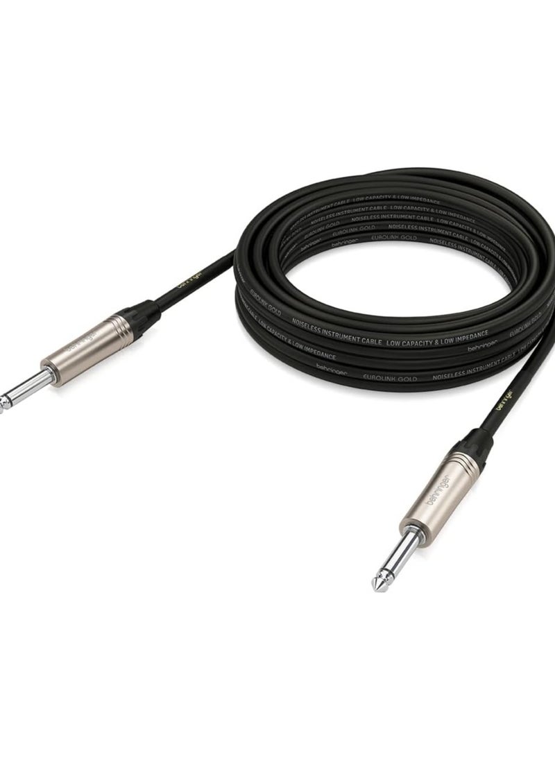 behringer Behringer Instrument Cable 6 Mtr with 1/4" TS Connectors  - Image 1