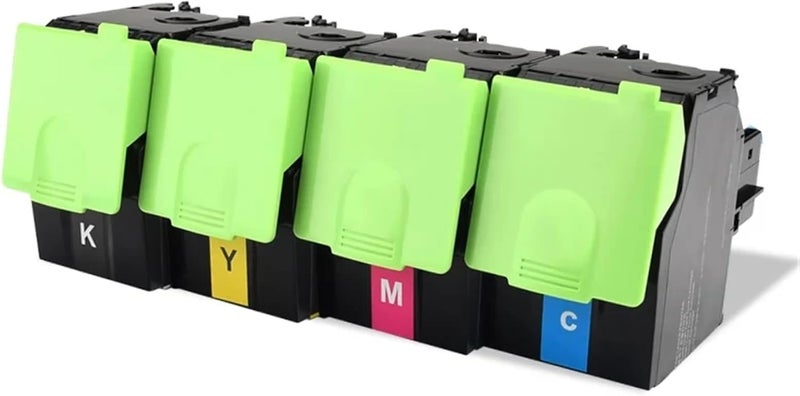 متوافق مع خرطوشة تنسيق Lexmark CS317 لأربعة ألوان - تناسب طابعات سلسلة CS417dn/CS517de (اللون الأصفر) - Image 4