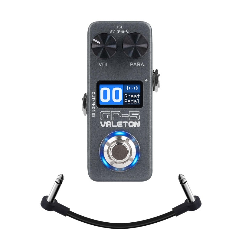 Valeton GP-5 Super Compact Multi-Effects Processor & NAM/IR Loader Pedal(Incl 1PCS Additional TRS Cable By VOLKTONE) - Image 1