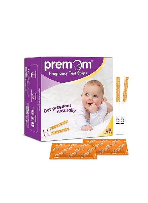 Premom Pregnancy Test Strips: Early Detection Pregnant Test Kits- 50 Pack Over 99% Accurate