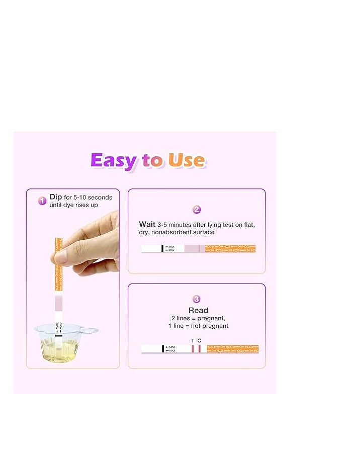 Premom Pregnancy Test Strips: Early Detection Pregnant Test Kits- 50 Pack Over 99% Accurate