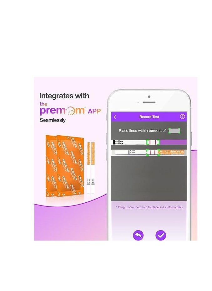 Premom Pregnancy Test Strips: Early Detection Pregnant Test Kits- 50 Pack Over 99% Accurate