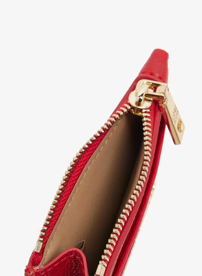لوف موسكينو Zip through logo wallets