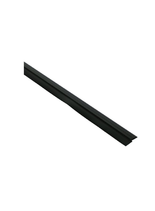 Mazaya Aluminium and Rubber Flexible Design Door Bottom Black 100 cm WST-R2-100BLK - Image 1