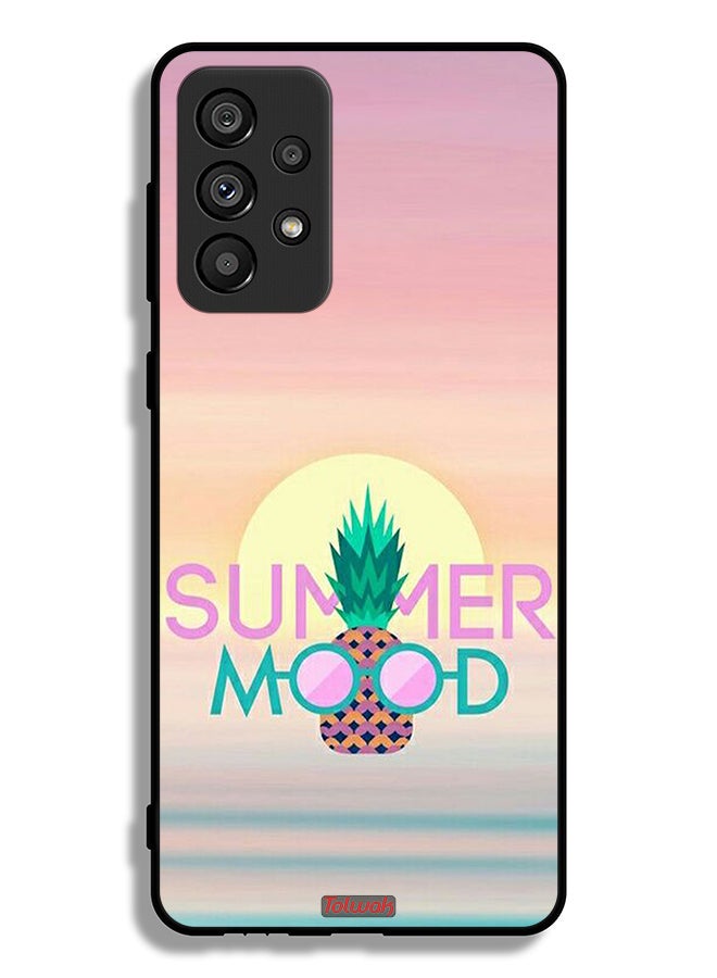 Tolwak Samsung Galaxy A73 5G Protective Case Cover Summer Mood - Image 1