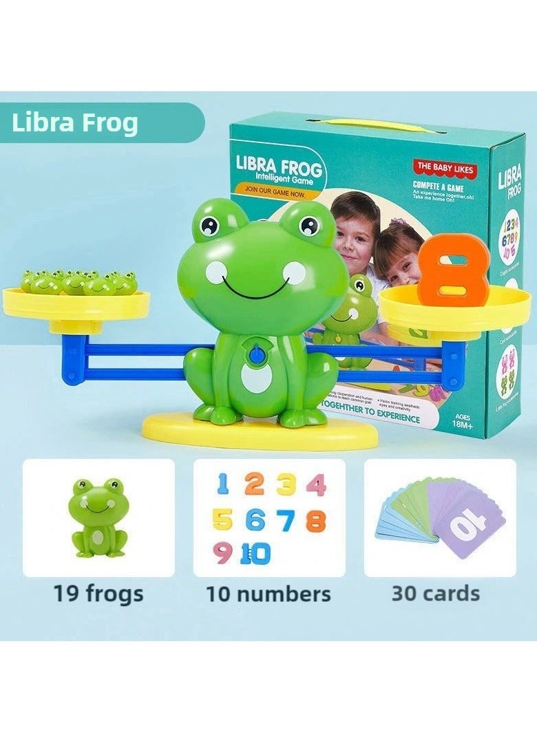 general Frog libra Balance toy, Math Game toy, math learning study, Digital count learning study, Toys gift for 3years. - Image 1