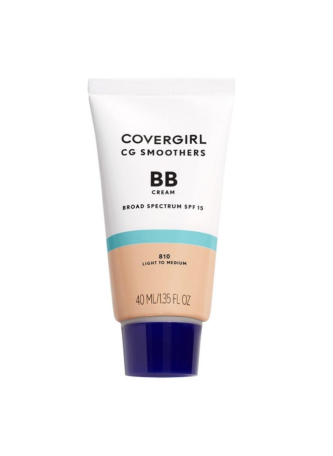 CoverGirl COVERGIRL Smoothers Lightweight BB Cream, 1 Tube (1.35 Ounce), Light to Medium 810 Skin Tones, Hydrating BB Cream with SPF 21 Sun Protection (Packaging May Vary)  - Image 1
