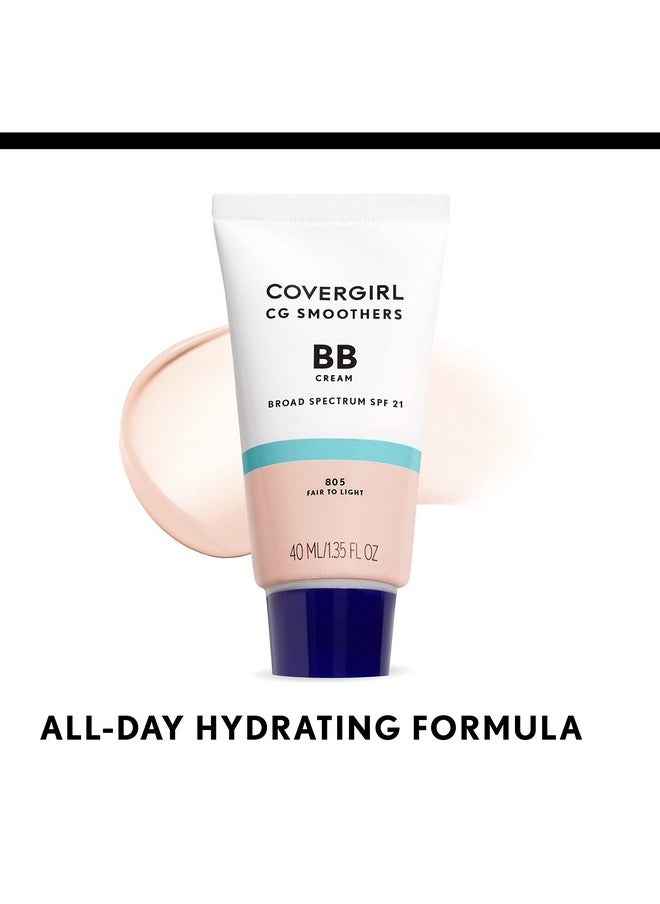 CoverGirl COVERGIRL Smoothers Lightweight BB Cream, 1 Tube (1.35 Ounce), Light to Medium 810 Skin Tones, Hydrating BB Cream with SPF 21 Sun Protection (Packaging May Vary)  - Image 3