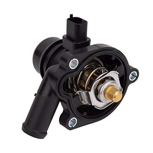 AA Ignition Coolant Thermostat and Housing Assembly with Sensors - Compatible with Chevy Cruze, Limited, Trax, Sonic 1.8L & 1.6L - Replaces 25192228, 55564890, 15-81816, 902-033, 55579951 - Full Aluminum - Image 1