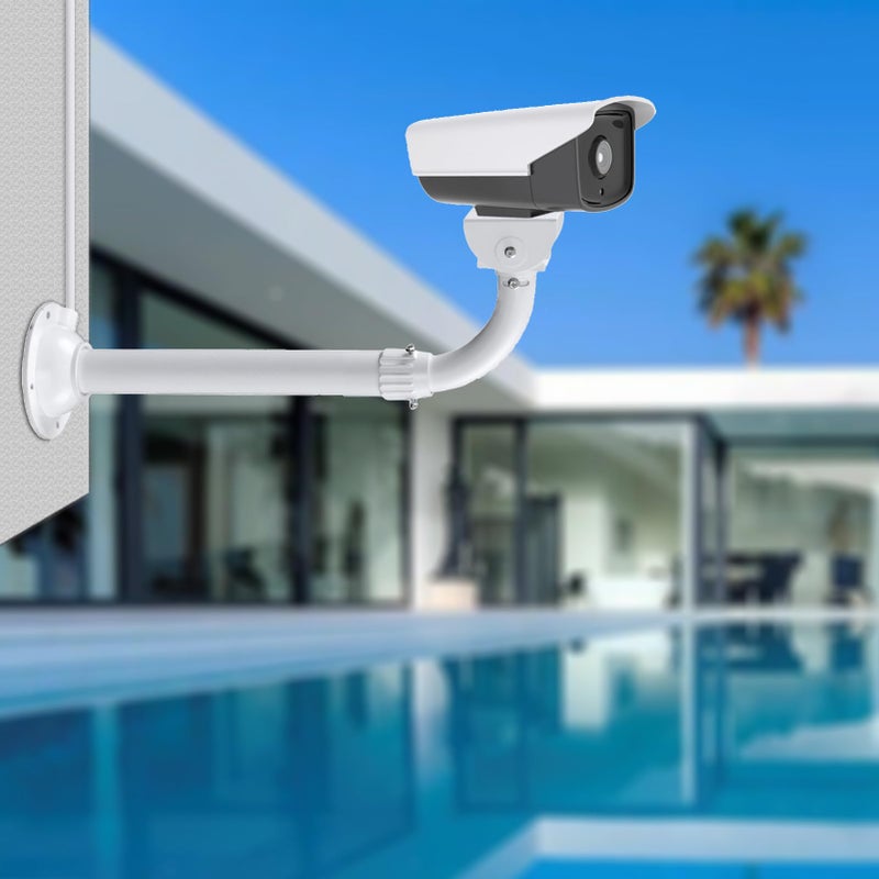 WiTi CCTV Security Camera Mount Bracket, 40CM-60CM Adjustable Wall and Ceiling Mount Bracket for CCTV IP Camera,Metal Pole Mount - Image 2