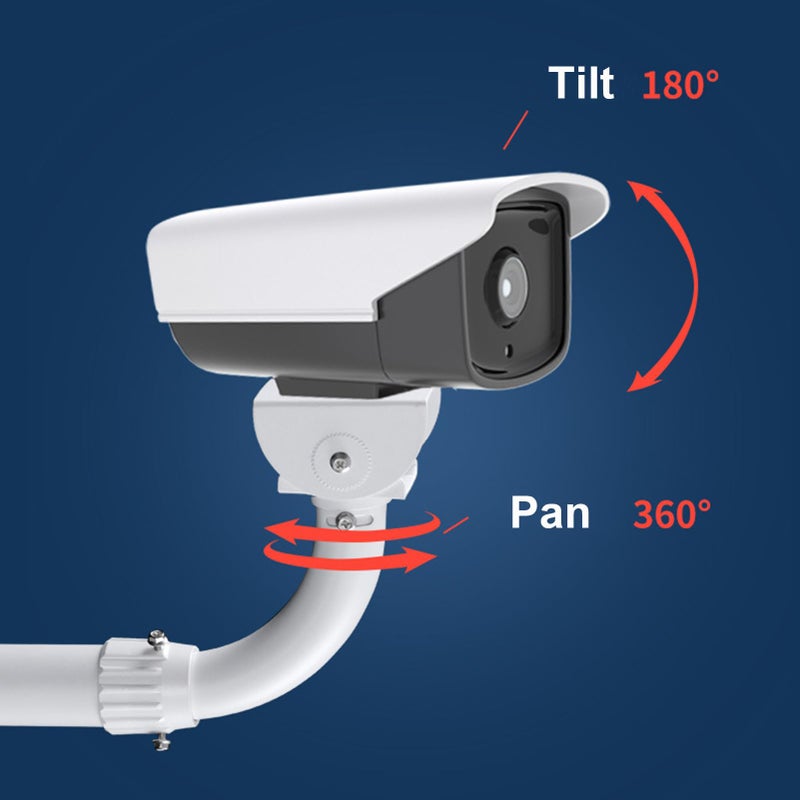 WiTi CCTV Security Camera Mount Bracket, 40CM-60CM Adjustable Wall and Ceiling Mount Bracket for CCTV IP Camera,Metal Pole Mount - Image 5