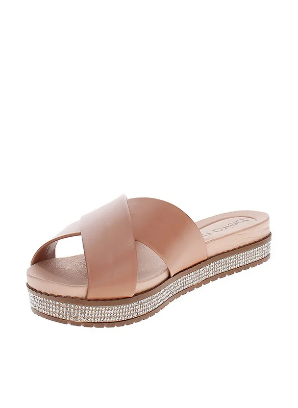 Beira Rio  BEIRA RIO Flat Sandals For Ladies for Women | Best Price UAE