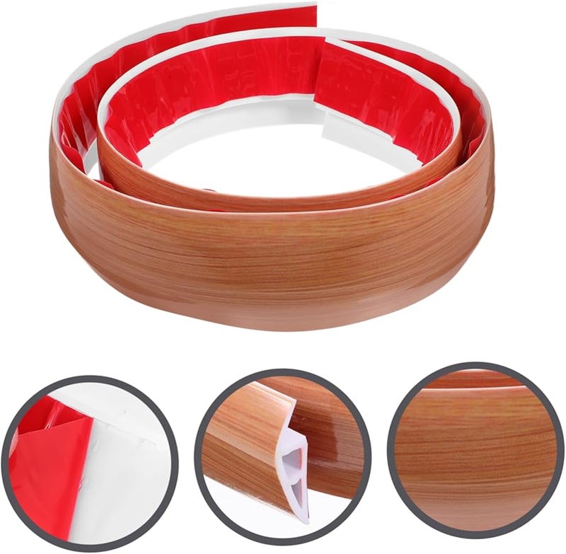 Chocolate Self Adhesive Floor Transition Strip Easy Peel Stick Carpet Edging Trim for Doorways Tile Flooring - Image 5