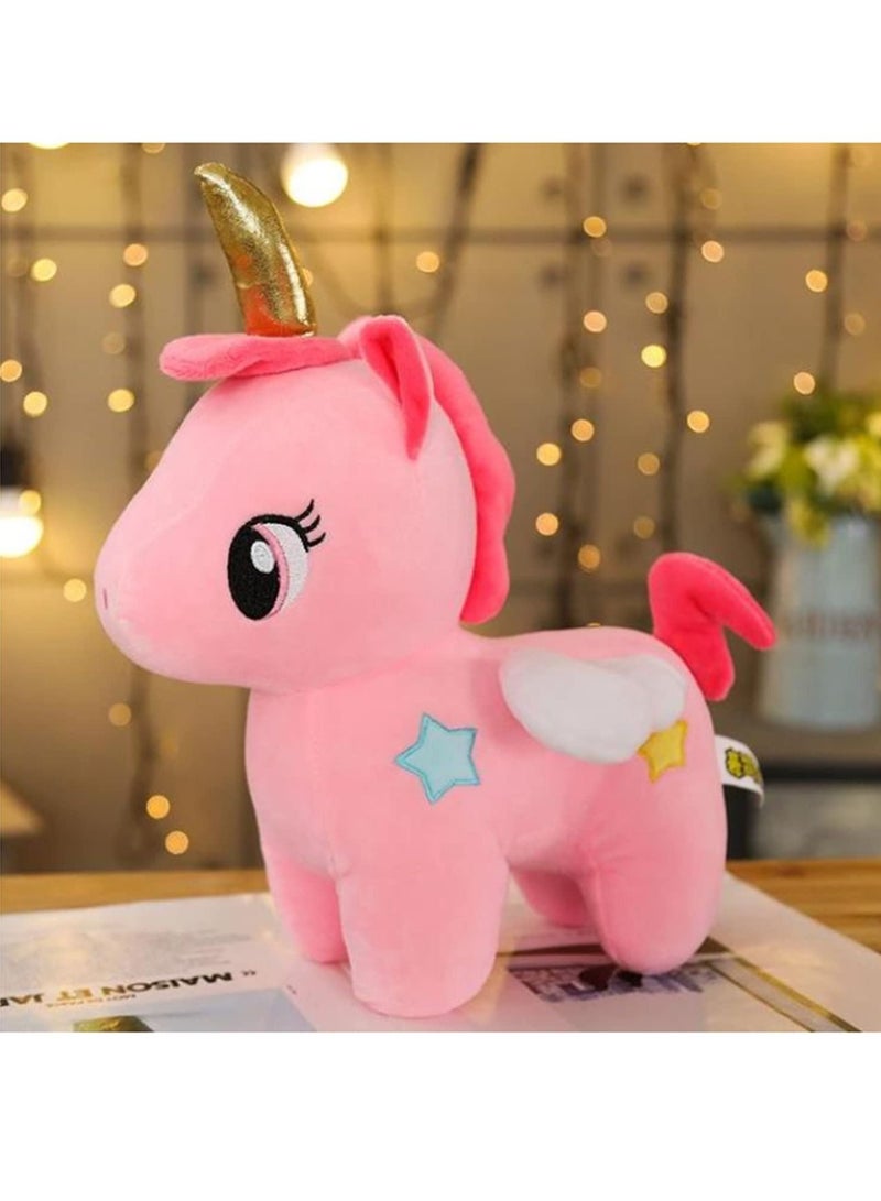 25Cm Rainbow Unicorn Plush Toys Unicorn Stuffed Animal Horse Toy Doll Children Toys Baby Cuddle Toys Children'S Toys/ Baby Soothe Toys/ Birthday Gifts - Image 1