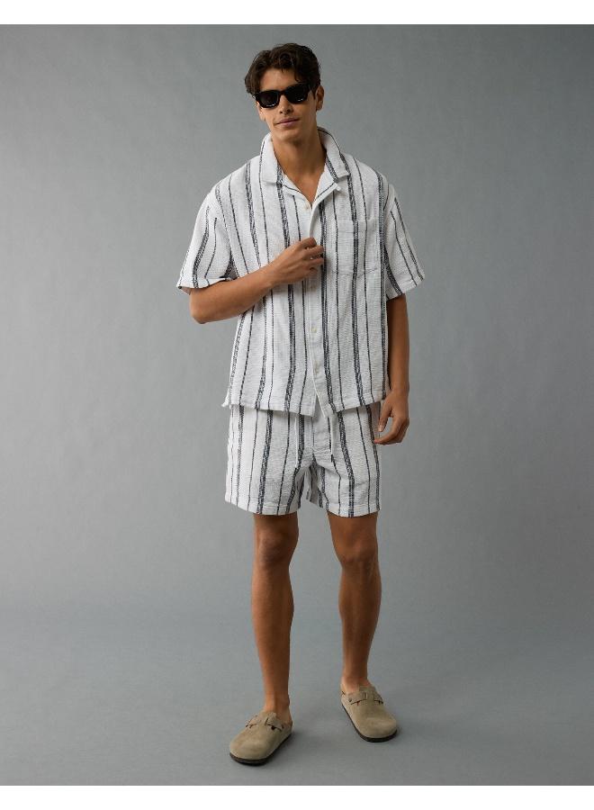 AE Poolside Striped Button-Up Shirt