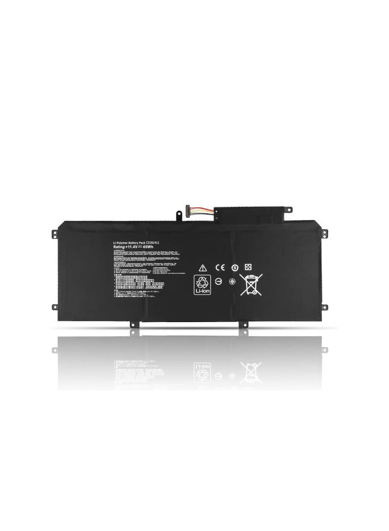 Terabyte 45Wh C31N1411 Laptop Battery Compatible with ASUS ZenBook U305 U305CA U305F U305FA U305L U305LA U305UA UX305 UX305CA UX305F UX305FA UX305UA U305FA5Y1 000 U3 05 FA5Y71 - Image 1