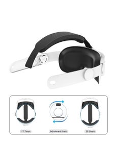 Generic Head Strap for Meta/Oculus Quest 3, Elite Strap Replacement for Enhanced Comfort, Reduce Facial Pressure, Ergonomic Adjustable Durable Headstrap VR Accessories for Meta/Oculus Quest 3  - Image 5