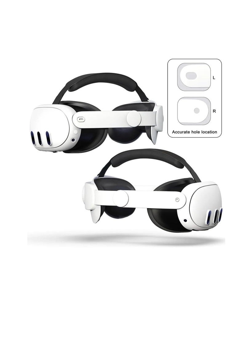 Generic - Head Strap for Meta/Oculus Quest 3, Elite Strap Replacement for Enhanced Comfort, Reduce Facial Pressure, Ergonomic Adjustable Durable Headstrap VR Accessories for Meta/Oculus Quest 3 - Image 1