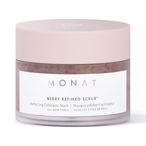 MONAT Berry Refined Scrub Perfecting Exfoliator Mask with SkinBrightening AHAs and Cranberry Seeds 87ml - Image 2