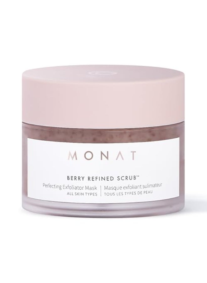 MONAT Berry Refined Scrub Perfecting Exfoliator Mask with SkinBrightening AHAs and Cranberry Seeds 87ml - Image 1