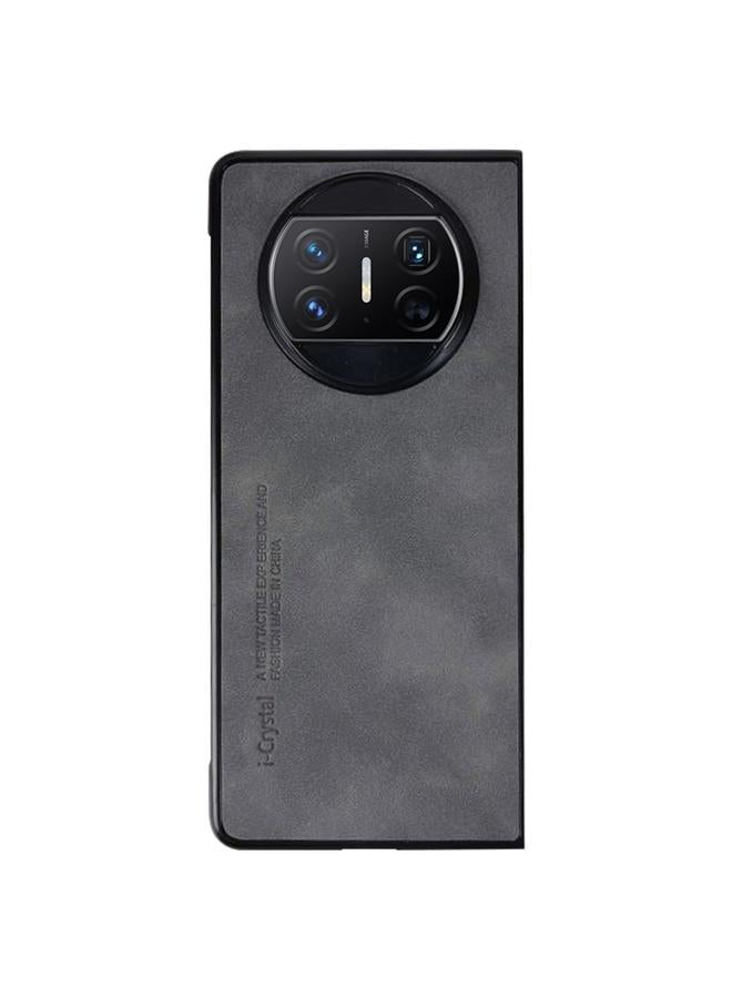 اس-توب جراب هاتف قابل للطي من جلد الحمل الكريستالي لهاتف Huawei Mate X3 - Image 1