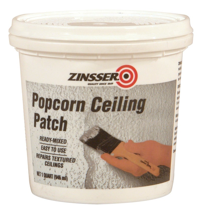 Zinsser Rust-Oleum Zinsser Ready-Mixed Popcorn Ceiling Patch, 1-Quart - Image 1
