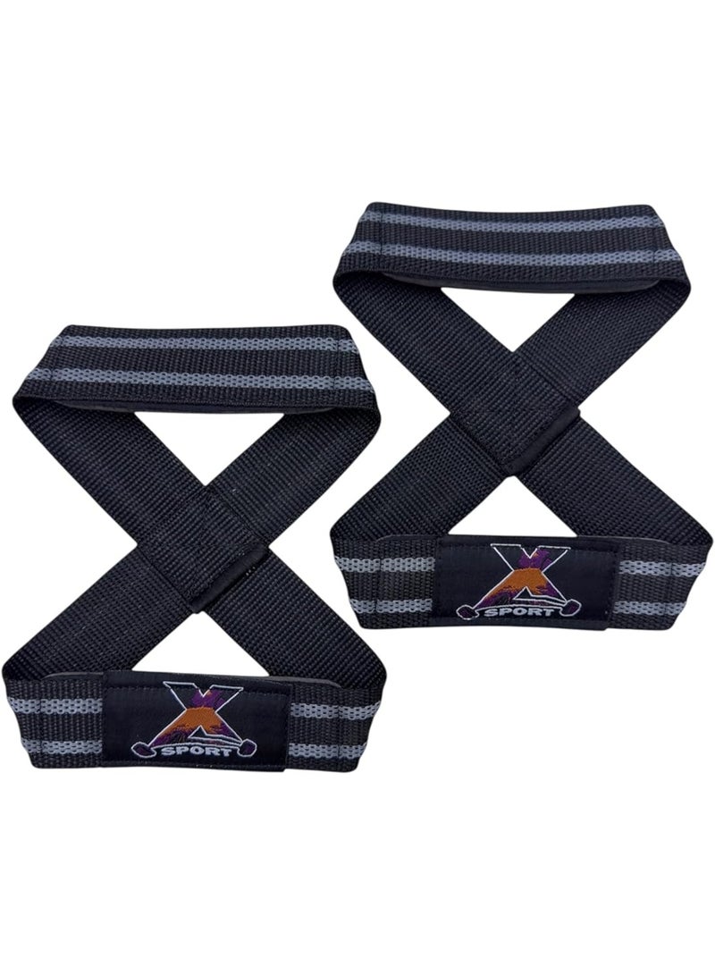 أحزمة شد لرفع الأثقال - دعم قوي للمعصم والقبضة في صالة الألعاب الرياضية - عبوة من قطعتين من أحزمة رفع الأثقال الاحترافية - تدريب القوة وكمال الأجسام - Image 5