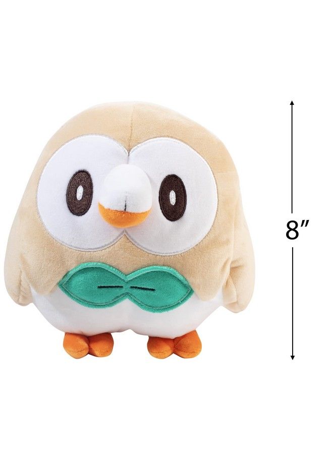 Pokemon Pokémon Legends: Arceus 8" Rowlet Plush Officially Licensed Quality & Soft Stuffed Animal Toy Add Rowlet To Your Collection! Great Gift For Kids & Fans Of Pokemon  - Image 3