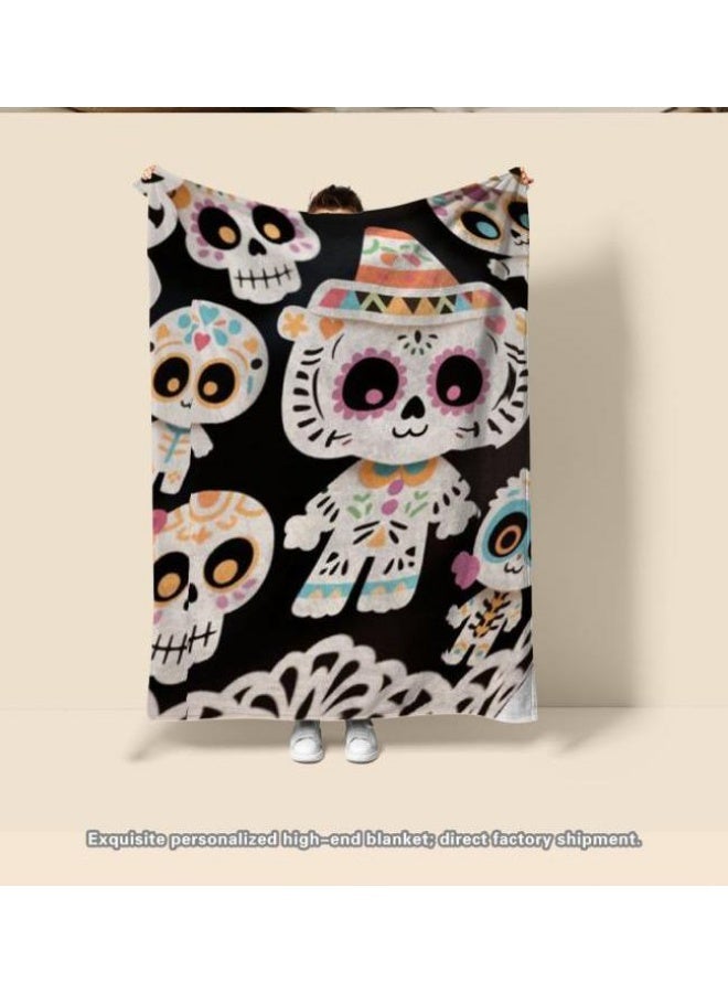 عام بطانية رقيقة من الفانيلا الكرتونية للأطفال والرضع (دافئة ومريحة، ومناسبة للنوم والألعاب) 70 سم * 100 سم - Image 3