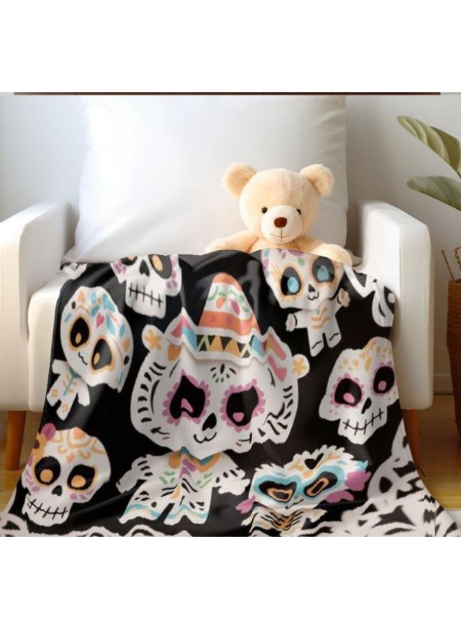 عام بطانية رقيقة من الفانيلا الكرتونية للأطفال والرضع (دافئة ومريحة، ومناسبة للنوم والألعاب) 70 سم * 100 سم - Image 4