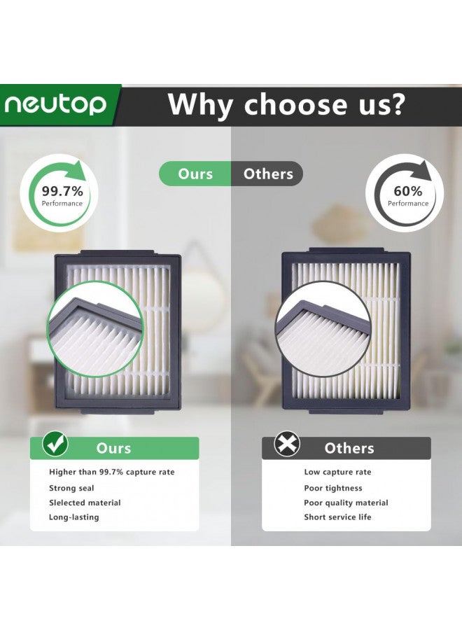 Neutop Neutop Replacement Filters Compatible with iRobot Roomba e i & j Series E5 E6 i1 i1+ i3 i3+ i4 i4+ i6 i6+ i7 i7+ i8 i8+ j7 j7+ and Combo j5 j5+ i5 i5+ Plus Robot Vacuums, 6-pack  - Image 4