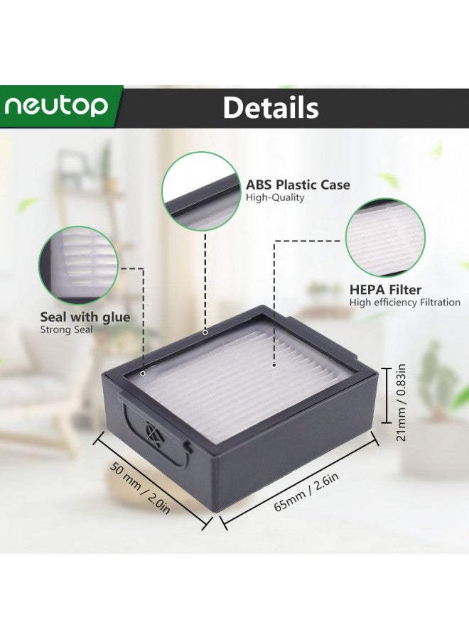 Neutop Neutop Replacement Filters Compatible with iRobot Roomba e i & j Series E5 E6 i1 i1+ i3 i3+ i4 i4+ i6 i6+ i7 i7+ i8 i8+ j7 j7+ and Combo j5 j5+ i5 i5+ Plus Robot Vacuums, 6-pack  - Image 2
