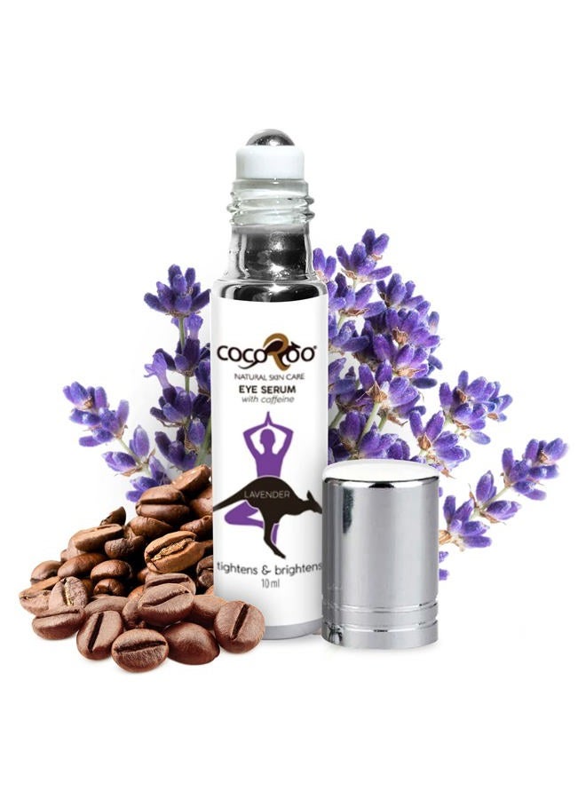 cocoroo Caffeinated Eye Serum, Nutrient-Dense, 100% Pure, Natural & Vegan (Lavender) - Image 1