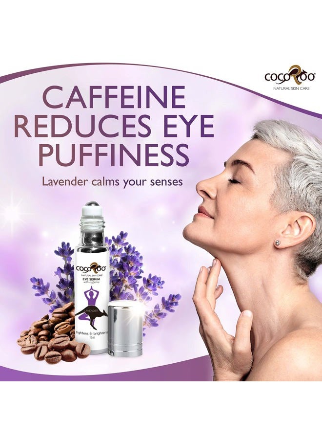 cocoroo Caffeinated Eye Serum, Nutrient-Dense, 100% Pure, Natural & Vegan (Lavender) - Image 2