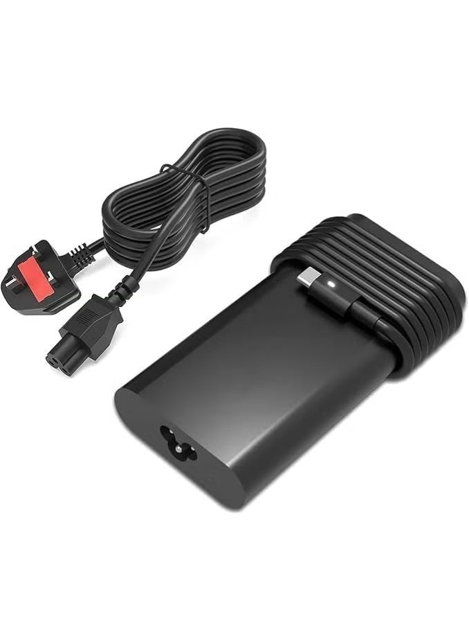 Lynacz Original بديل لشاحن لابتوب ديل 130W USB C نوع C محول تيار متردد, Precision 3551 3560 3561 3570 3571 5470 5550 5560 5570 5750 5760 5770 شاحن تيار متردد, DA130PM170(أسود) - Image 5