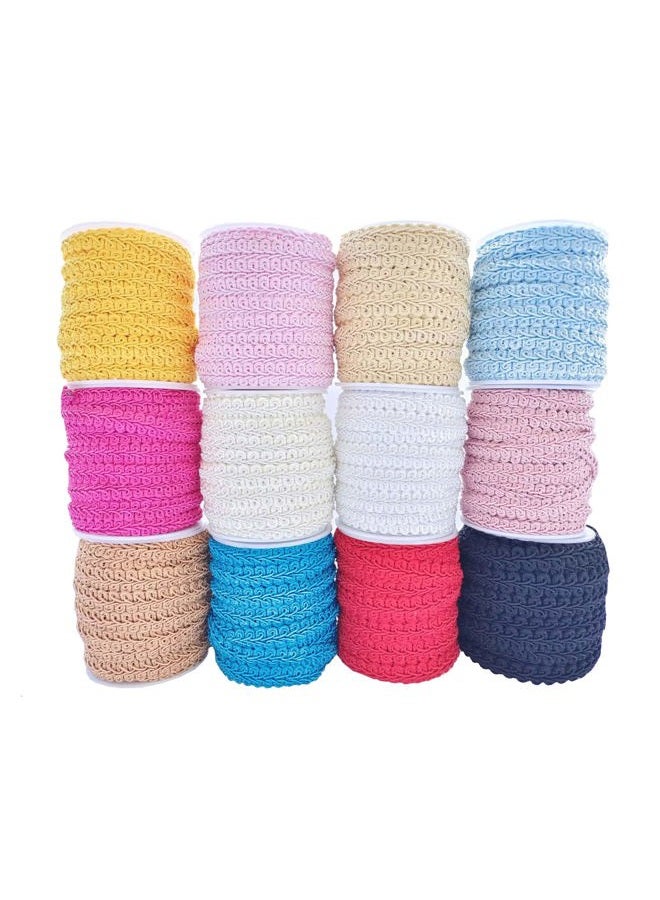 MONIDOOR 1/2 Inch Gimp Braid Trim 15 Yards for Upholstery Costume DIY Crafts(Camel 1005) - Image 1