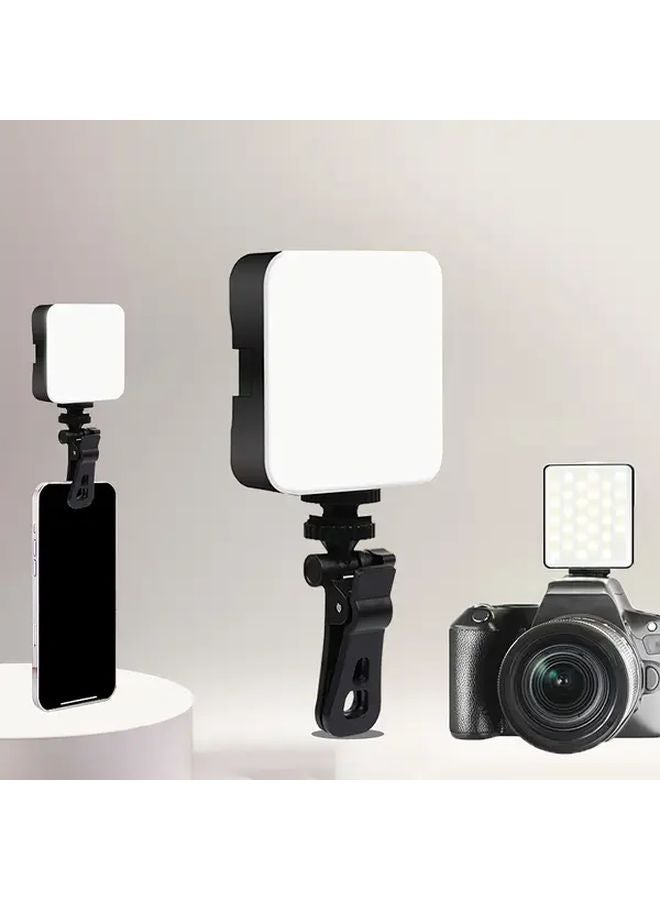 Black Mini Clip On Portable Light For Phone Laptop Tablet Video Call - Image 1