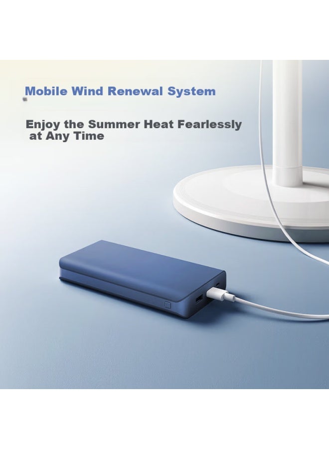 morphy richards Morphyrichards Electric Fan, Portable And Floor-standing, Dual-use, Home Use, Dc Inverter, First-class Energy Efficiency, Quiet Oscillating Fan, Dual-mode Power Floor Fan, Mr3703 - Image 5