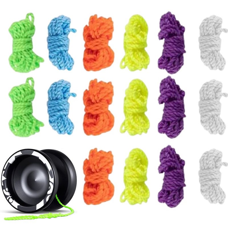 20 Pcs Yoyo Strings Replacement Polyester Blend Ropes Assorted Colors High Quality Yoyo Ball Accessories For Professional Players - Image 1