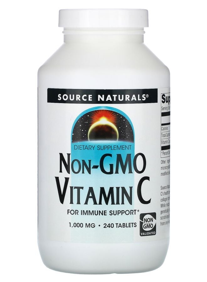 NonGMO Vitamin C 1000 mg 240 Tablets