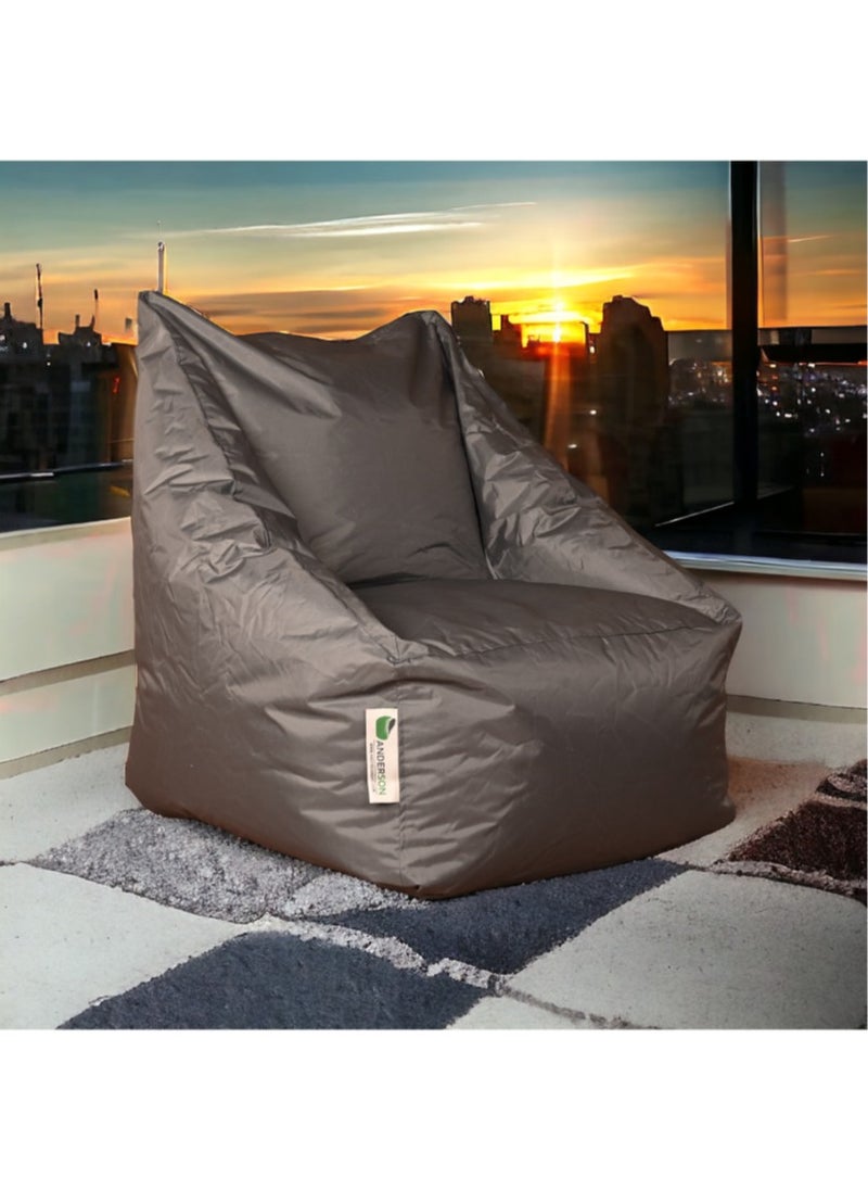 ANDERSON Grand Waterproof Bean Bag – Comfort and Style that Lasts - Grey - 85x85x80 cm  - Image 5